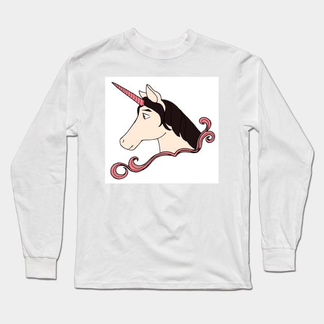 Kylo Ren Unicorn Long Sleeve T-Shirt by RekaFodor